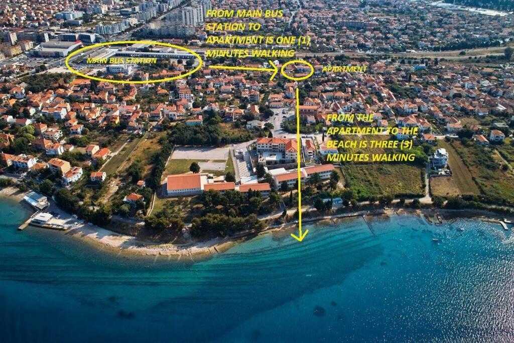 Candy Ap.-Near Center,Bus,Beach+Free Parking Place Zadar Extérieur photo